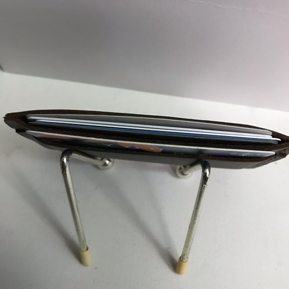 Rustico Credit Card Holder 100% leather Made in USA Brand New - Picture 4 of 10